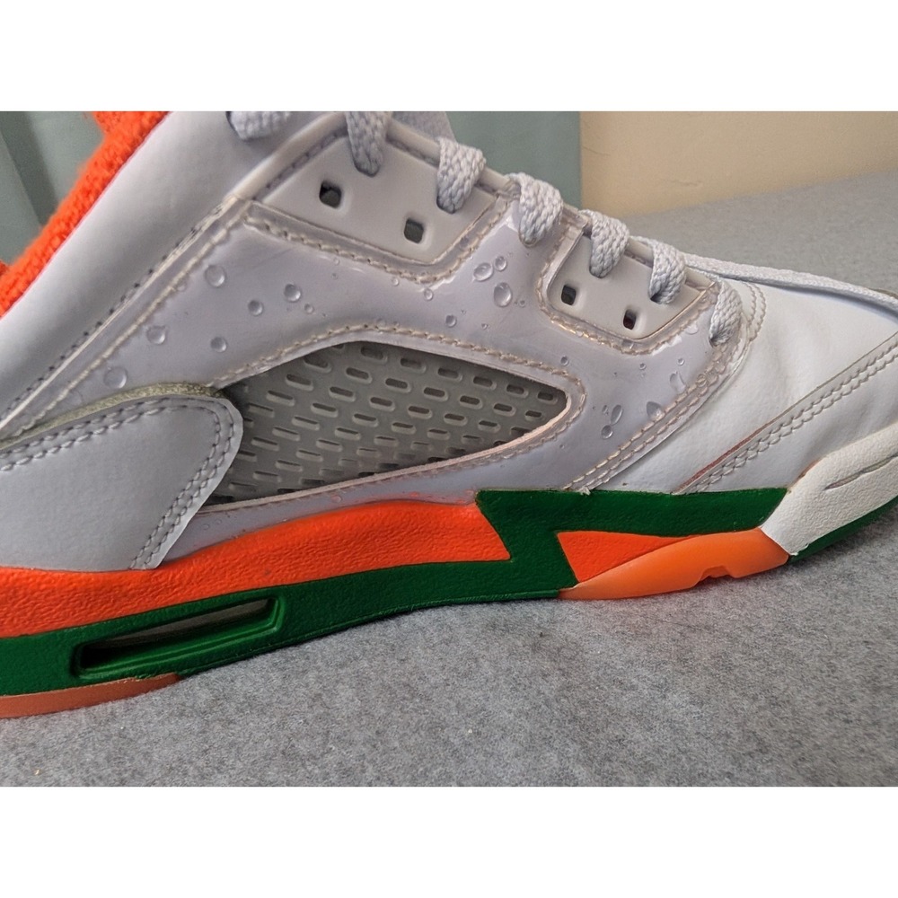 Nike Air Jordan 5 Low GS 5.5Y Womens 7 Miami Hurricanes FQ1293-018 - Picture 8 of 15